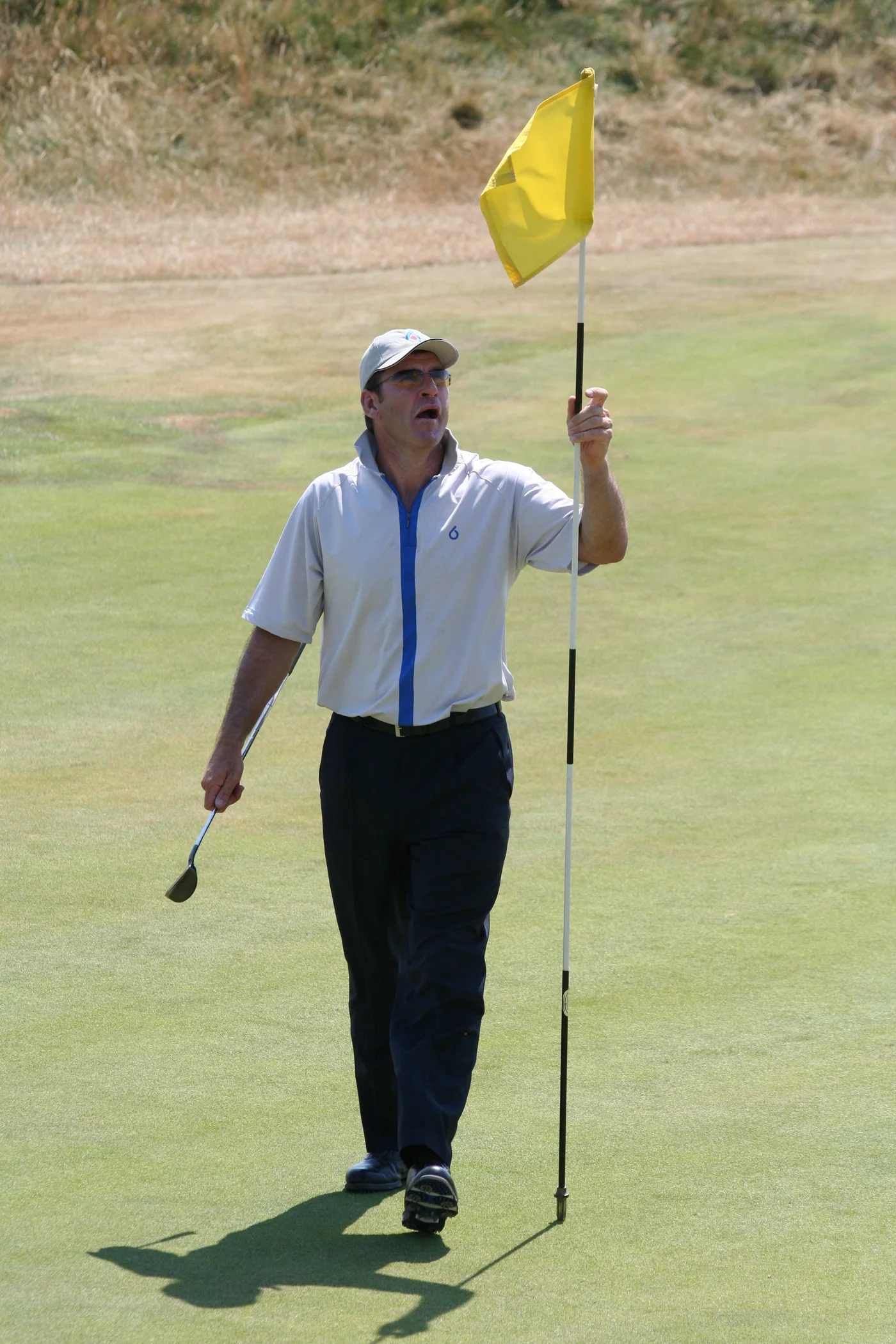 Nick Faldo. Image credit: Nick Faldo — Photo: SN#1, CC BY 2.0, via Wikimedia Commons. Displayed in a square gallery frame; resized and converted to WebP.; licence: https://creativecommons.org/licenses/by/2.0/; Resized where needed and converted to WebP; full frame retained